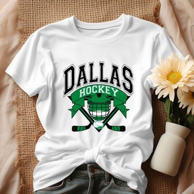 Dallas Stars Hockey Helmet NHL Unisex T-Shirt IPP2668