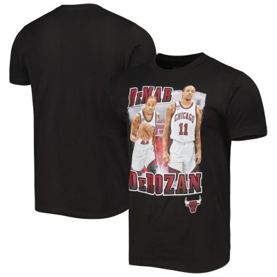 DeMar DeRozan Chicago Bulls Stadium Essentials Unisex City Edition Double Double Player T-Shirt - Black