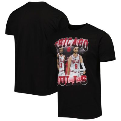 DeMar DeRozan & Zach LaVine Chicago Bulls Stadium Essentials Unisex Player Duo T-Shirt - Black