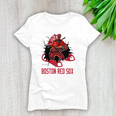Deadpool MLB Boston Red Sox Lady T-Shirt Women Tee For Fans TLT1141