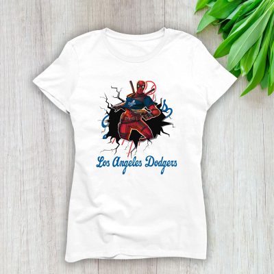 Deadpool MLB Los Angeles Dodgers Lady T-Shirt Women Tee For Fans TLT1197