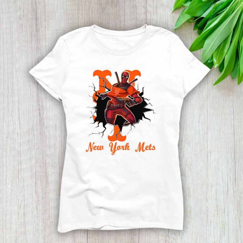 Deadpool MLB New York Mets Lady T-Shirt Women Tee For Fans TLT1227