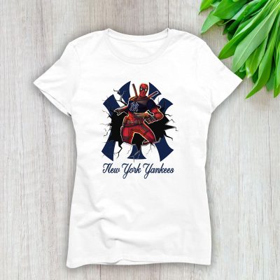 Deadpool MLB New York Yankees Lady T-Shirt Women Tee For Fans TLT1239