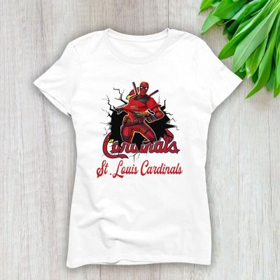 Deadpool MLB St Louis Cardinals Lady T-Shirt Women Tee For Fans TLT1269