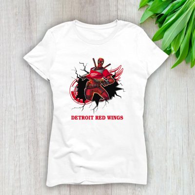 Deadpool NHL Detroit Red Wings Lady T-Shirt Women Tee For Fans TLT1178