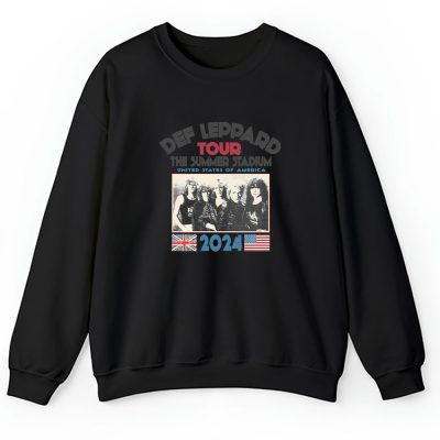 Def Leppard Journey The Summer Stadium 2024 Tour Unisex Sweatshirt TAS3742