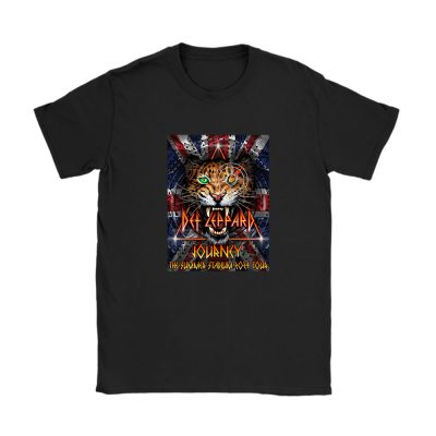 Def Leppard Journey The Summer Stadium 2024 Tour Unisex T-Shirt Cotton Tee TAT3737
