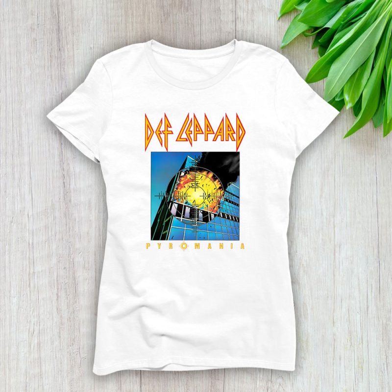 Def Leppard Pyromania Lady T-Shirt Women Tee For Fans TLT2140