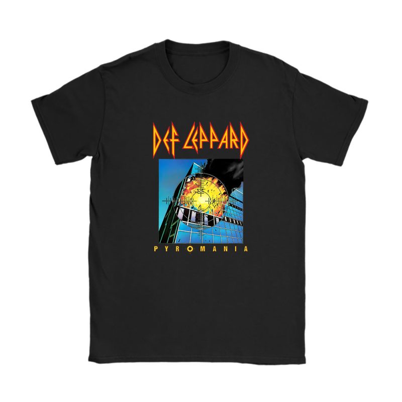 Def Leppard Pyromania Unisex T-Shirt Cotton Tee TAT3748