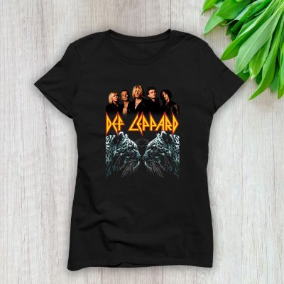 Def Leppard The Def Lepps Rock Band Lady T-Shirt Women Tee For Fans TLT2128