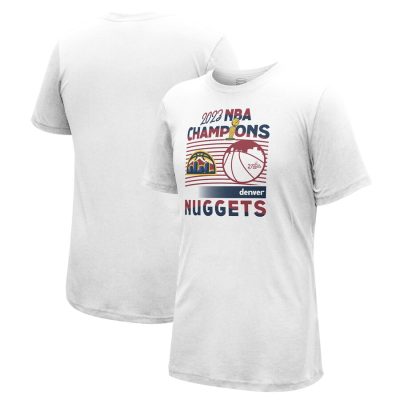 Denver Nuggets Stadium Essentials Unisex 2023 NBA Finals Champions City Edition T-Shirt - White