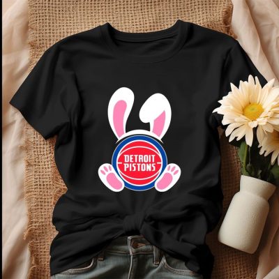 Detroit Pistons Easter Bunny Unisex T-Shirt IPP2105