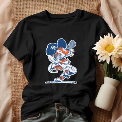 Detroit Tigers Vintage Cartoon Baseball MLB Unisex T-Shirt IPP2576