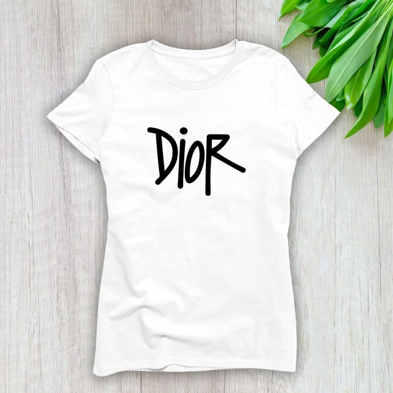 Dior Logo Luxury Lady T-Shirt Luxury Tee For Women LDS1172