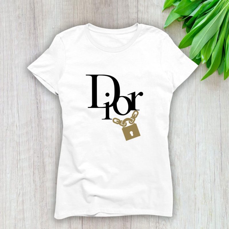 Dior Logo Luxury Locker Lady T-Shirt Luxury Tee For Women LDS1175