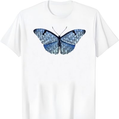 Dior Logo Luxury Pattern Butterfly Unisex T-Shirt TTB2513