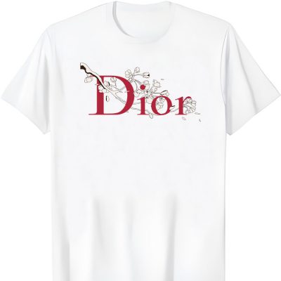 Dior Logo Luxury Sakura Flower Unisex T-Shirt TTB2511