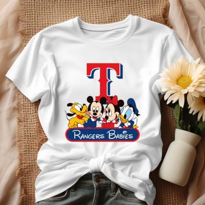 Disney Texas Rangers Babies MLB Unisex T-Shirt IPP2767