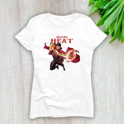 Doctor Strange NBA Miami Heat Lady T-Shirt Women Tee For Fans TLT1216