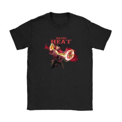 Doctor Strange NBA Miami Heat Unisex T-Shirt Cotton Tee TAT3459