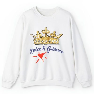 Dolce & Gabbana Crown Heart Crewneck Sweatshirt CSTB0873