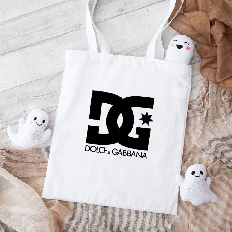 Dolce & Gabbana Logo Luxury Cotton Canvas Tote Bag TTB1211