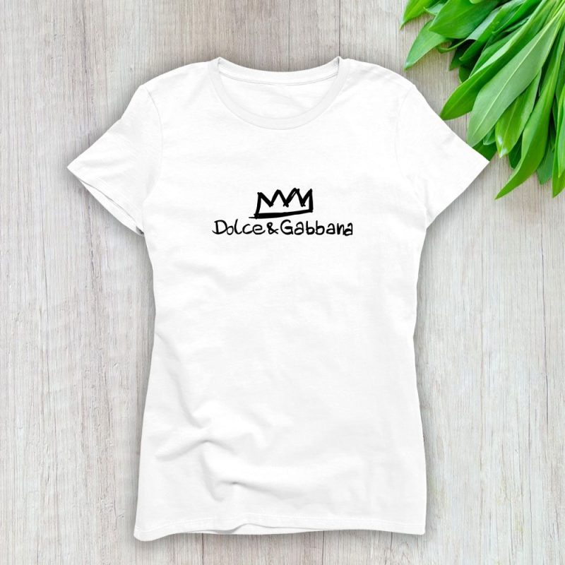 Dolce & Gabbana Logo Luxury Lady T-Shirt Luxury Tee For Women LDS1214