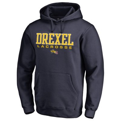 Drexel Dragons True Sport Lacrosse Pullover Hoodie - Navy