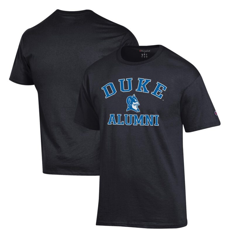 Duke Blue Devils Champion Arch Logo Alumni T-Shirt - Black
