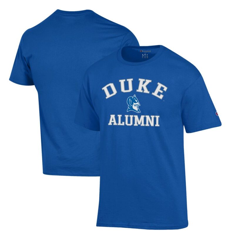 Duke Blue Devils Champion Arch Logo Alumni T-Shirt - Royal