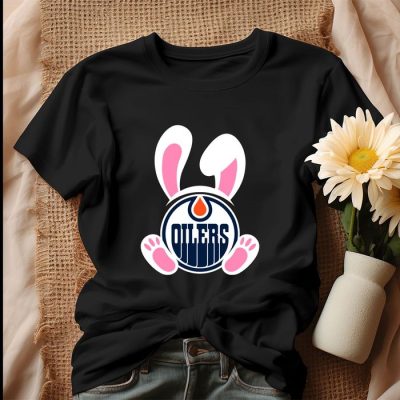 Edmonton Oilers Easter Bunny Unisex T-Shirt IPP2094