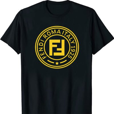 Fendi Circle Logo Unisex T-Shirt TTB2563