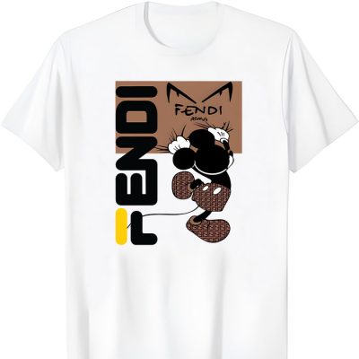 Fendi Diabolic Eyes Mickey Mouse Unisex T-Shirt TTB2549