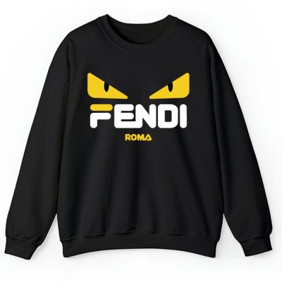 Fendi Fila Roma Diabolic Eyes Logo Crewneck Sweatshirt CSTB0251