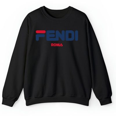 Fendi Fila Roma Logo Crewneck Sweatshirt CSTB0250