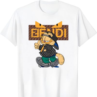 Fendi Gucci Garfield Cool Unisex T-Shirt TTB2558