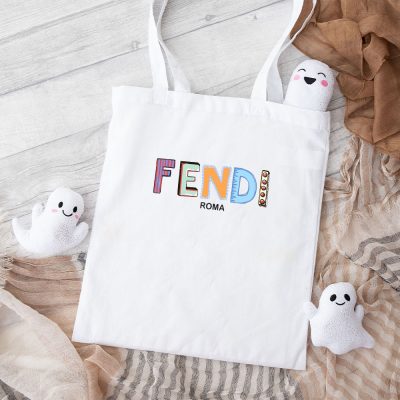 Fendi Roma Cotton Canvas Tote Bag TTB1248