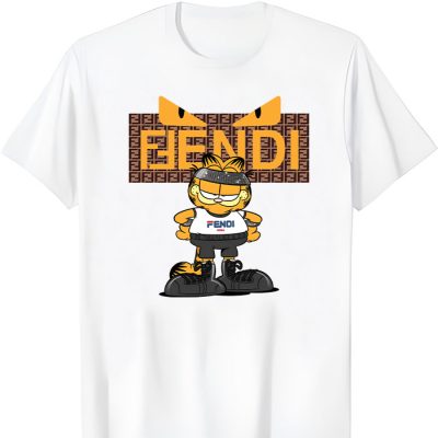 Fendi Roma Diabolic Eyes Garfield Unisex T-Shirt TTB2544