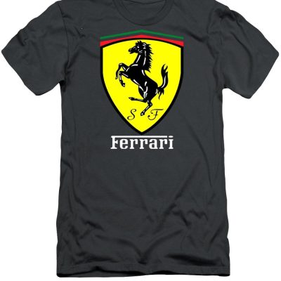 Ferrari Unique Logo Fashion Cotton Tee Unisex T-Shirt FTS199