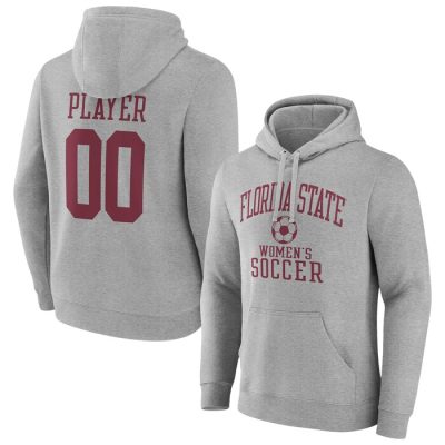 Florida State Seminoles Soccer Pick-A-Player NIL Gameday Tradition Pullover Hoodie- Gray