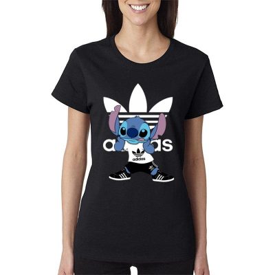 Funny Stitch Adidas Women Lady T-Shirt