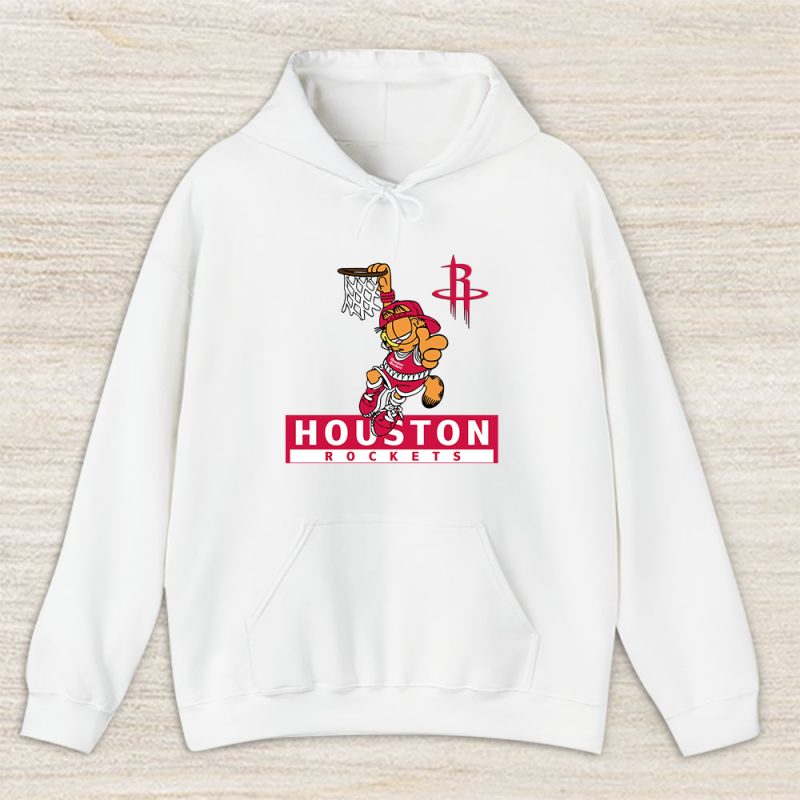 Garfield X Houston Rockets Team X NBA X Basketball Unisex Pullover Hoodie TAH3931
