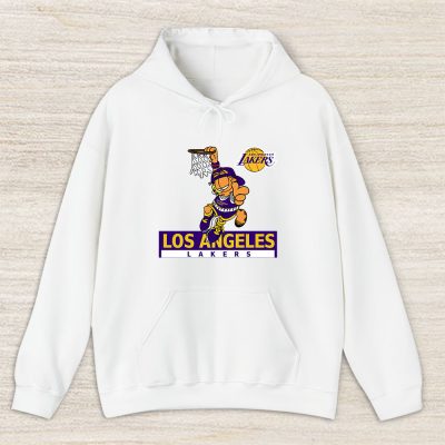 Garfield X Los Angeles Lakers Team X NBA X Basketball Unisex Pullover Hoodie TAH3932