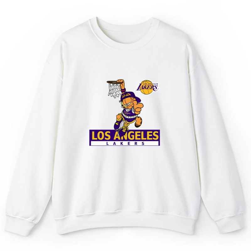 Garfield X Los Angeles Lakers Team X NBA X Basketball Unisex Sweatshirt TAS3932