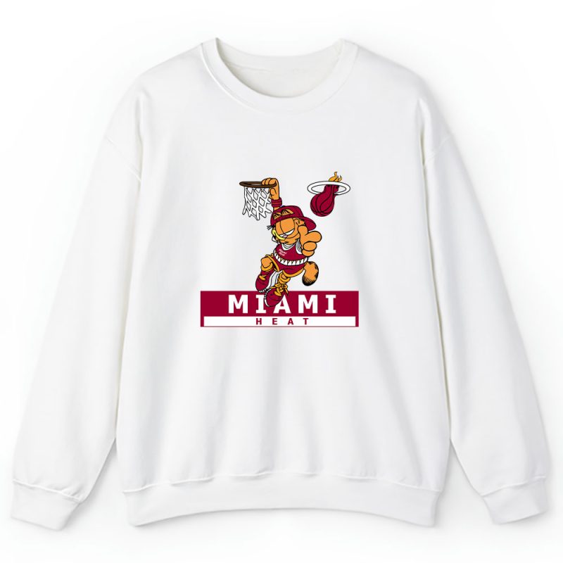 Garfield X Miami Heat Team X NBA X Basketball Unisex Sweatshirt TAS3933