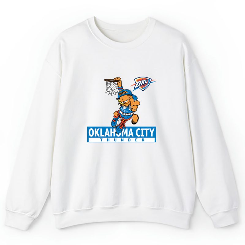 Garfield X Oklahoma City Thunder Team X NBA X Basketball Unisex Sweatshirt TAS3935