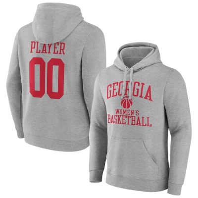 Georgia Bulldogs Basketball Pick-A-Player NIL Gameday Tradition Pullover Hoodie - Gray