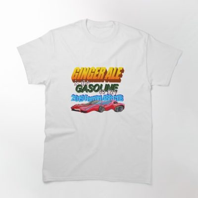 Ginger Ale Ferrari Word Art Classic Cotton Tee Unisex T-Shirt FTS210