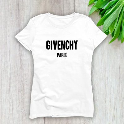 Givenchy Logo Luxury Lady T-Shirt Luxury Tee For Women LDS1279