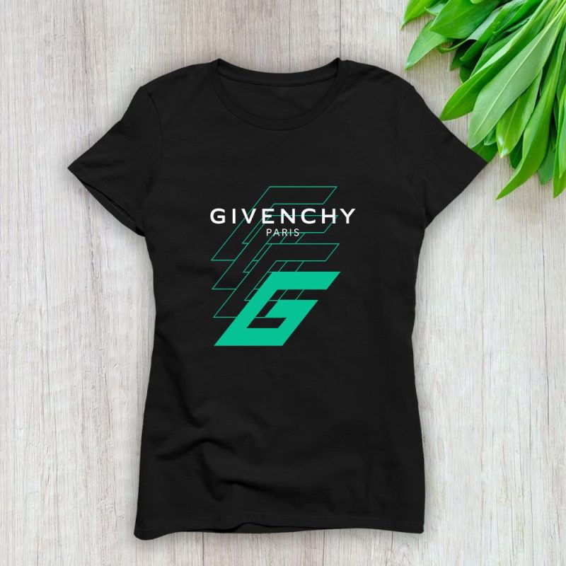 Givenchy Logo Luxury Lady T-Shirt Luxury Tee For Women LDS1294